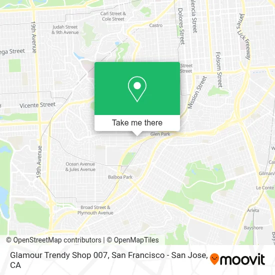 Glamour Trendy Shop 007 map
