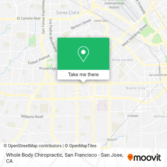 Whole Body Chiropractic map