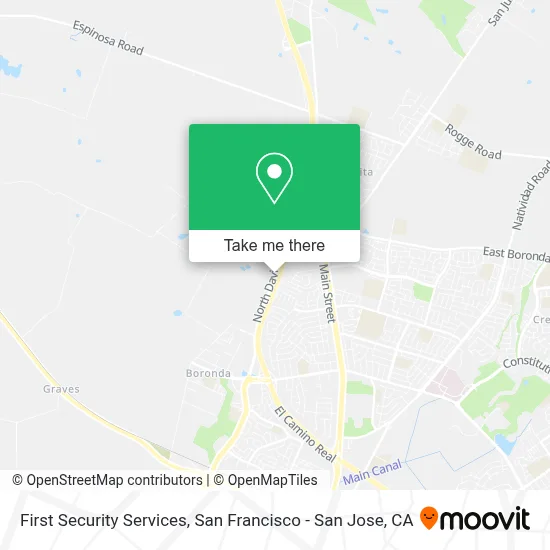First Security Services map