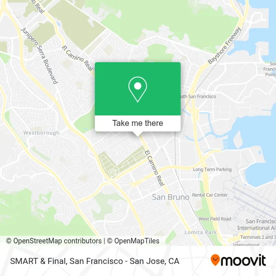 SMART & Final map