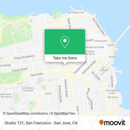 Studio 121 map