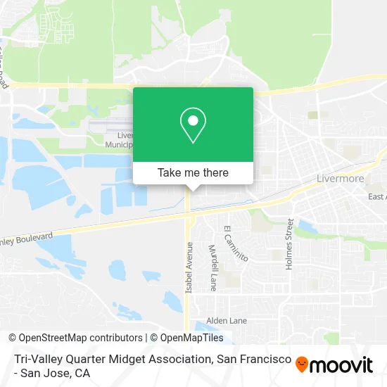 Tri-Valley Quarter Midget Association map
