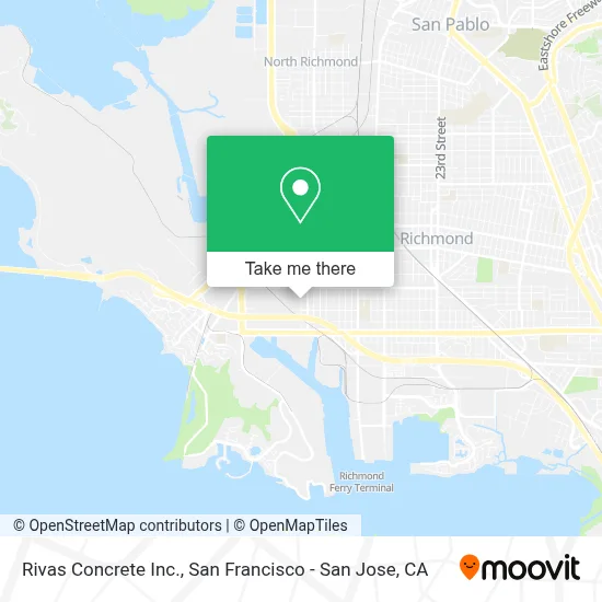 Rivas Concrete Inc. map