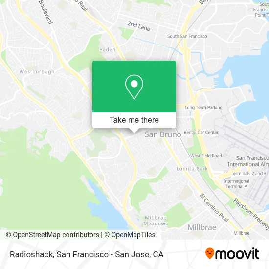 Radioshack map