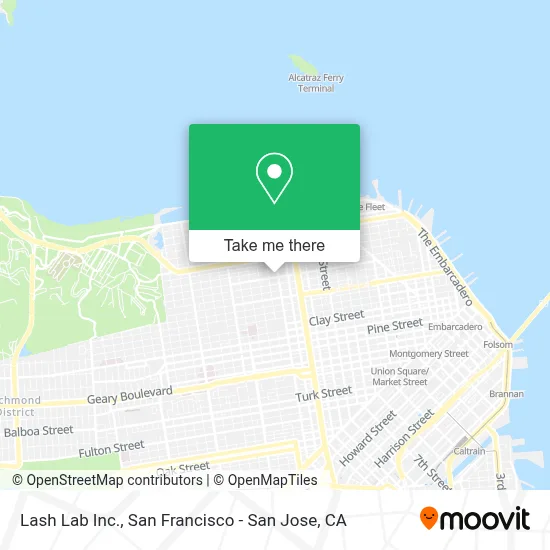 Lash Lab Inc. map
