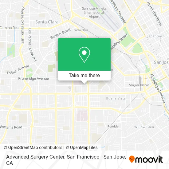 Advanced Surgery Center map