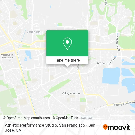 Athletic Performance Studio map