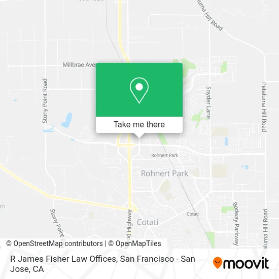 R James Fisher Law Offices map