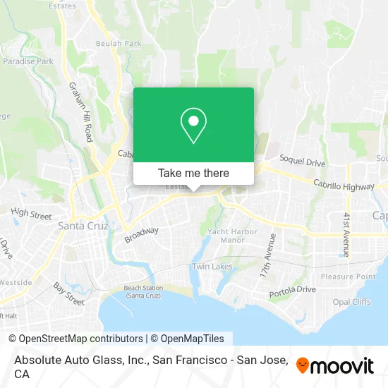 Absolute Auto Glass, Inc. map