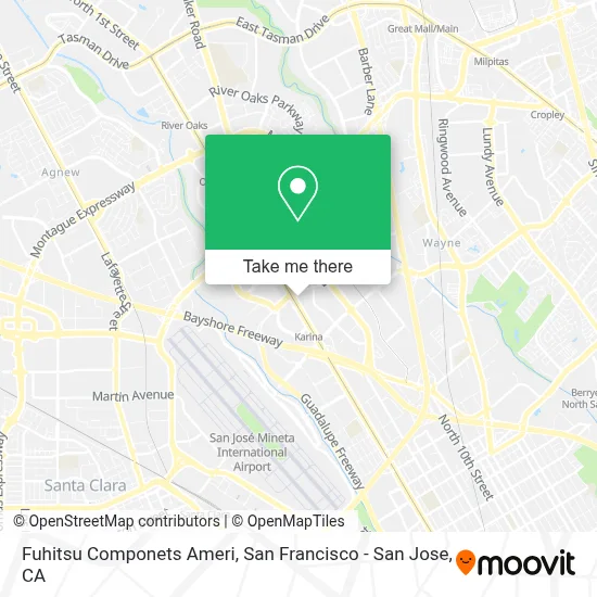 Fuhitsu Componets Ameri map
