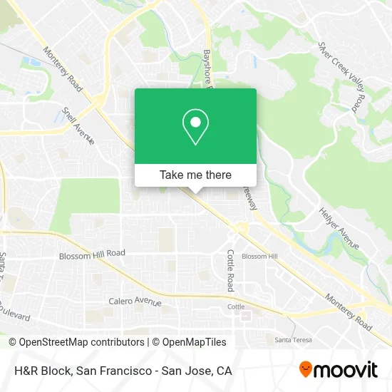 H&R Block map