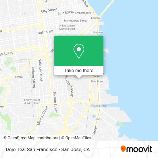 Dojo Tea map