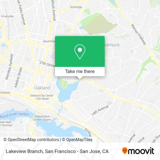 Lakeview Branch map