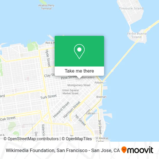 Wikimedia Foundation map