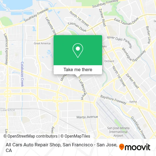 All Cars Auto Repair Shop map