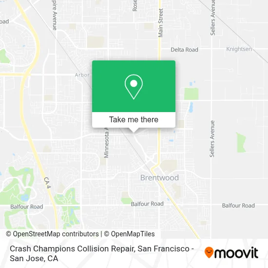 Crash Champions Collision Repair map