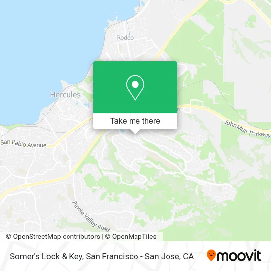 Somer's Lock & Key map