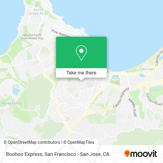 Boohoo Express map