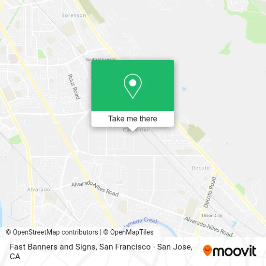Fast Banners and Signs map