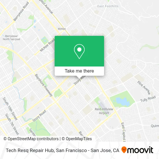 Tech Resq Repair Hub map