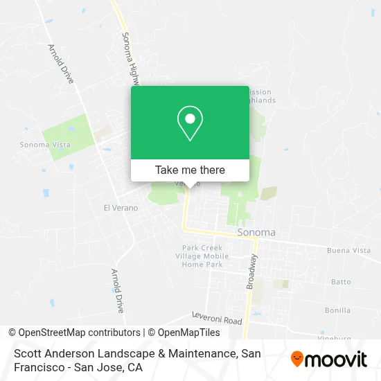 Scott Anderson Landscape & Maintenance map
