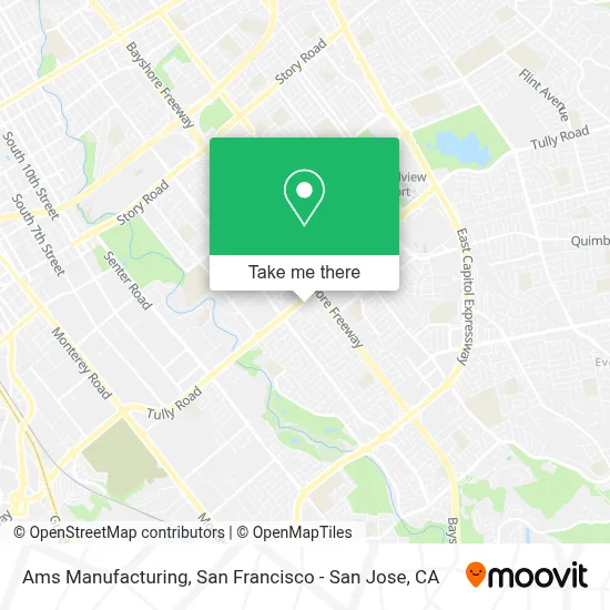 Ams Manufacturing map