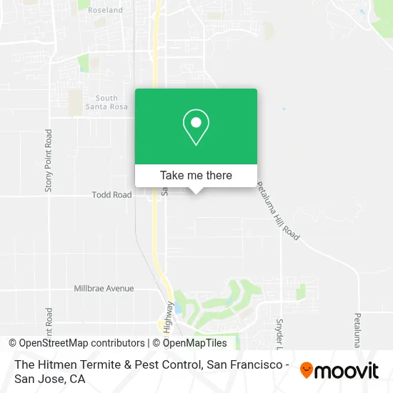 The Hitmen Termite & Pest Control map