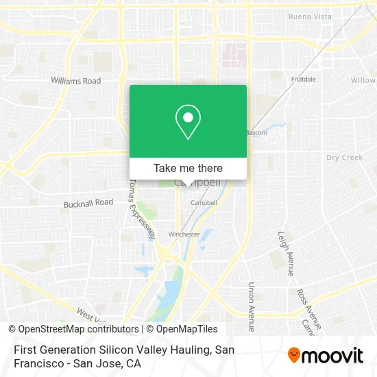 First Generation Silicon Valley Hauling map