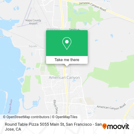 Round Table Pizza 5055 Main St map