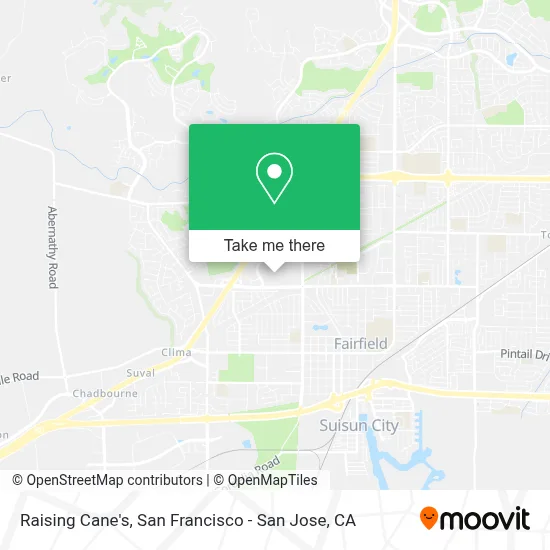 Raising Cane's map