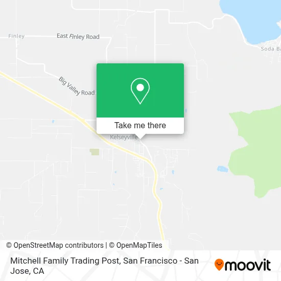 Mitchell Family Trading Post map