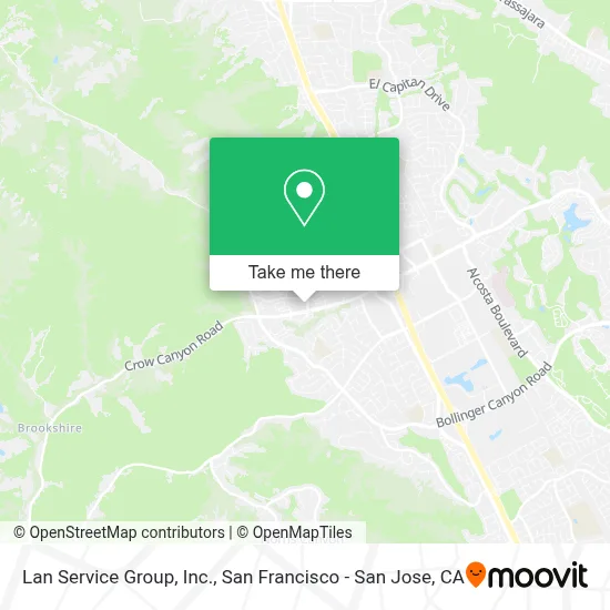 Lan Service Group, Inc. map