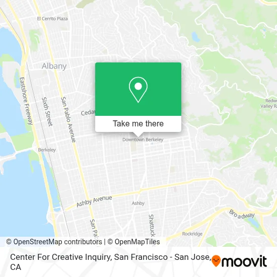 Center For Creative Inquiry map