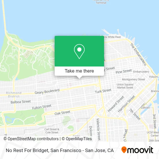 No Rest For Bridget map