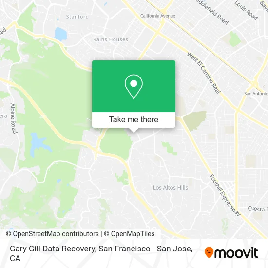 Gary Gill Data Recovery map