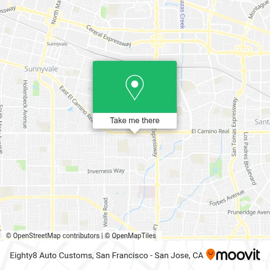 Eighty8 Auto Customs map