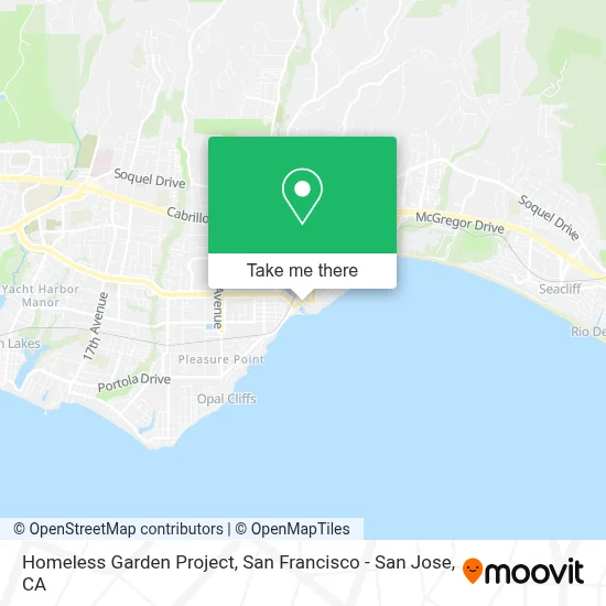 Homeless Garden Project map