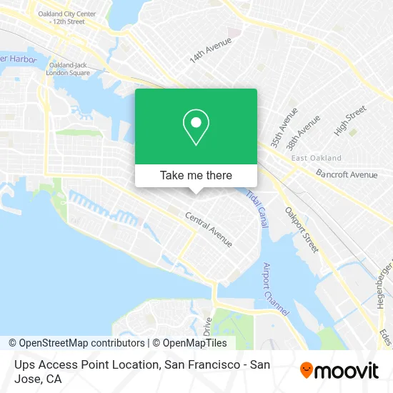 Ups Access Point Location map