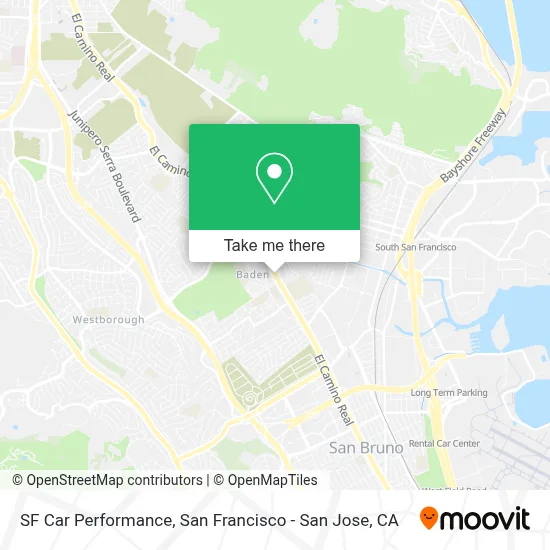 SF Car Performance map