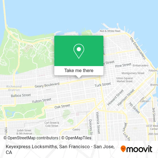 Keyexpress Locksmiths map