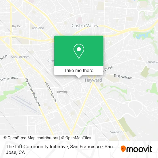 The Lift Community Initiative map