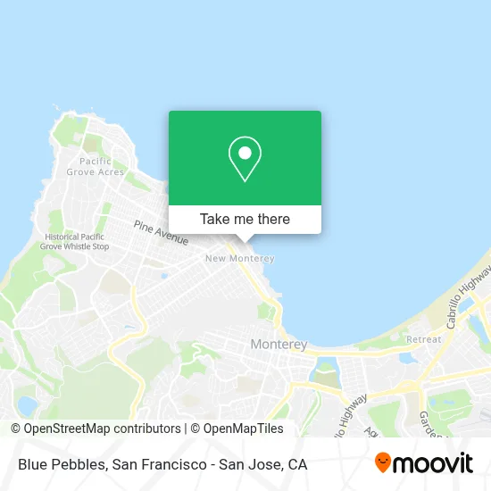 Blue Pebbles map