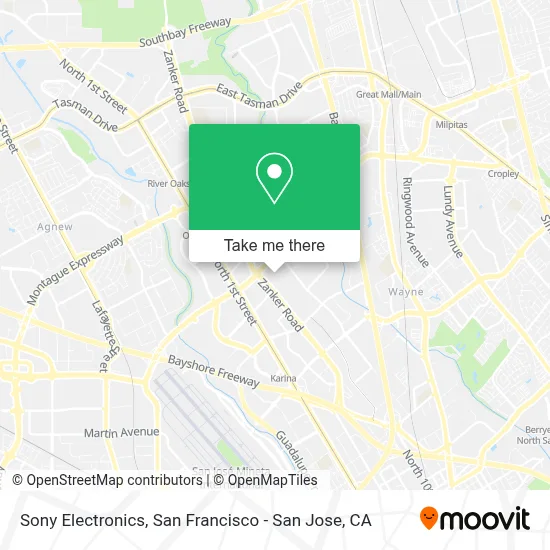 Sony Electronics map