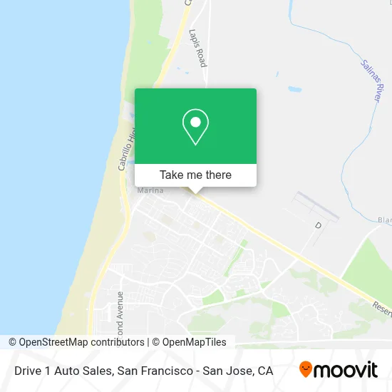 Drive 1 Auto Sales map