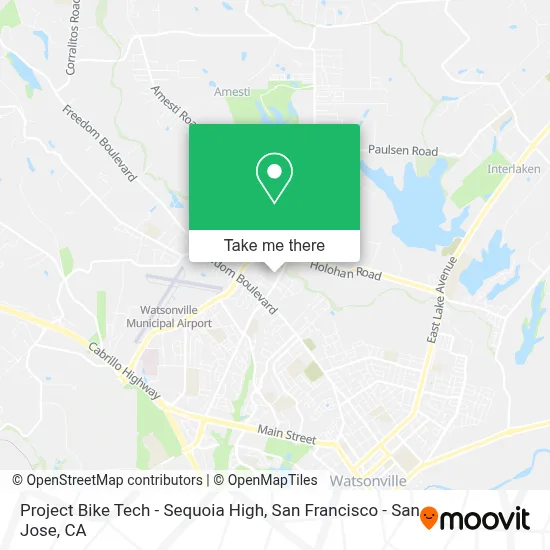 Project Bike Tech - Sequoia High map