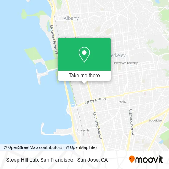 Steep Hill Lab map