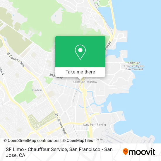 SF Limo - Chauffeur Service map