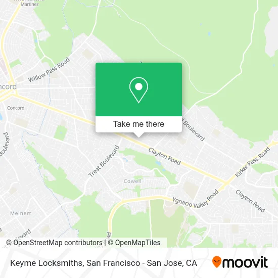 Keyme Locksmiths map