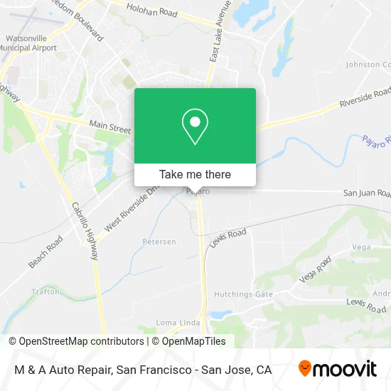 M & A Auto Repair map