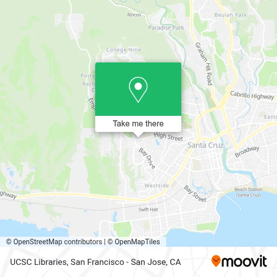 UCSC Libraries map
